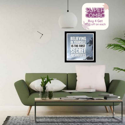 Perspectives Palette Acrylic Quote Wall Art Frame | 12 x 12 inches