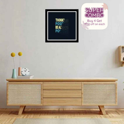 Expression Empowerment Inspirational Posters Acrylic Wall Art Frame | 12 x 12 inches