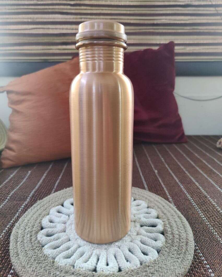 Leak Proof and Immunity Boost Pure Copper Water Bottle | 3 x 10 inches | 800ml