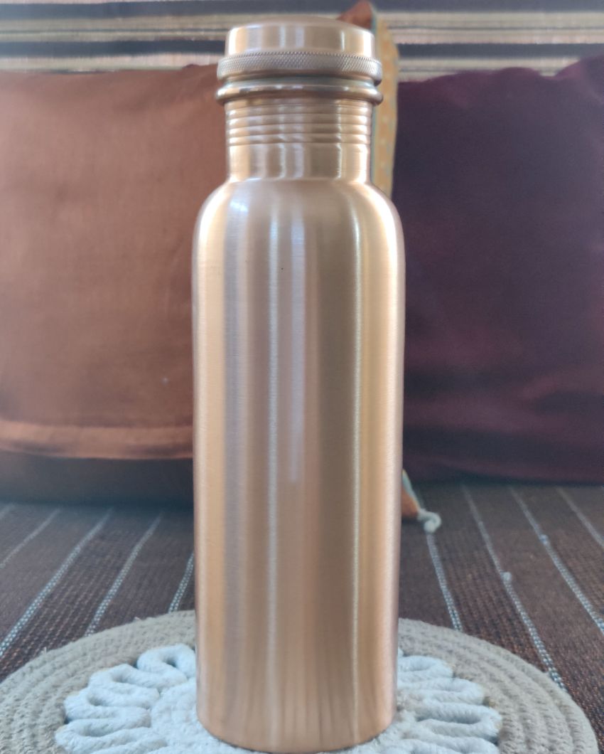 Leak Proof and Immunity Boost Pure Copper Water Bottle | 3 x 10 inches | 800ml