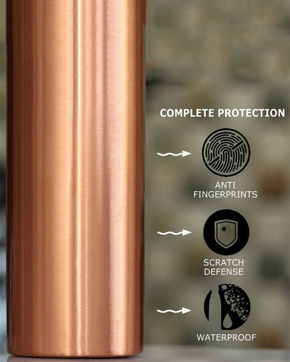 Leak Proof and Immunity Boost Pure Copper Water Bottle | 3 x 10 inches | 800ml