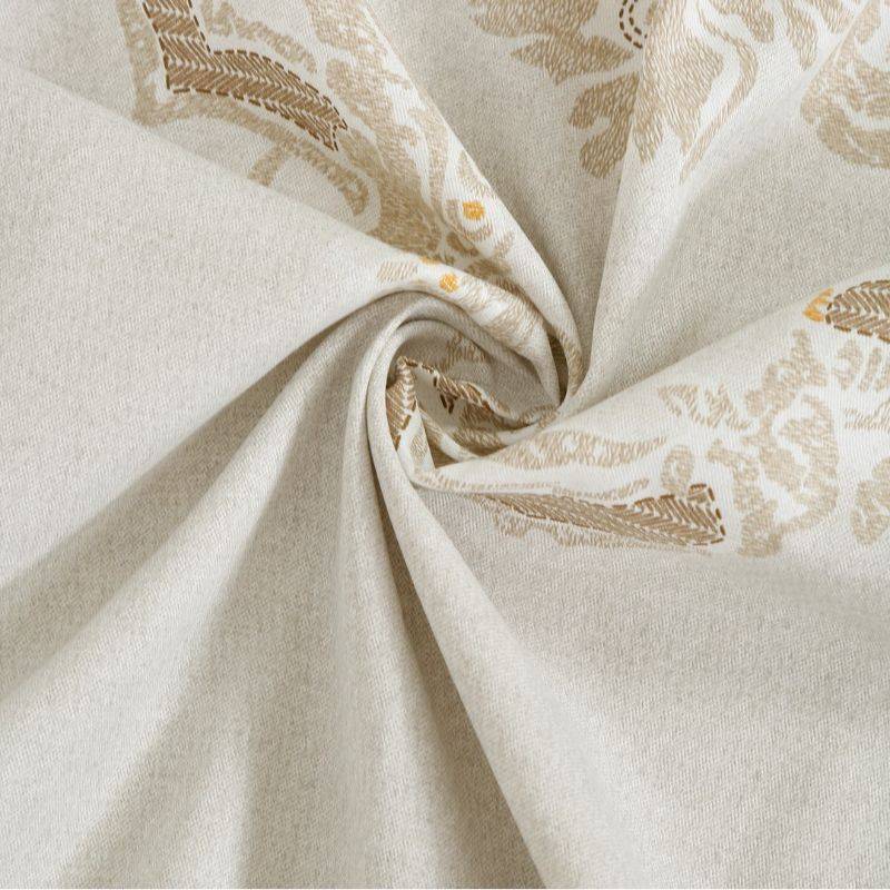 Grey Floral Premium Print Cotton Bedding Set King Size