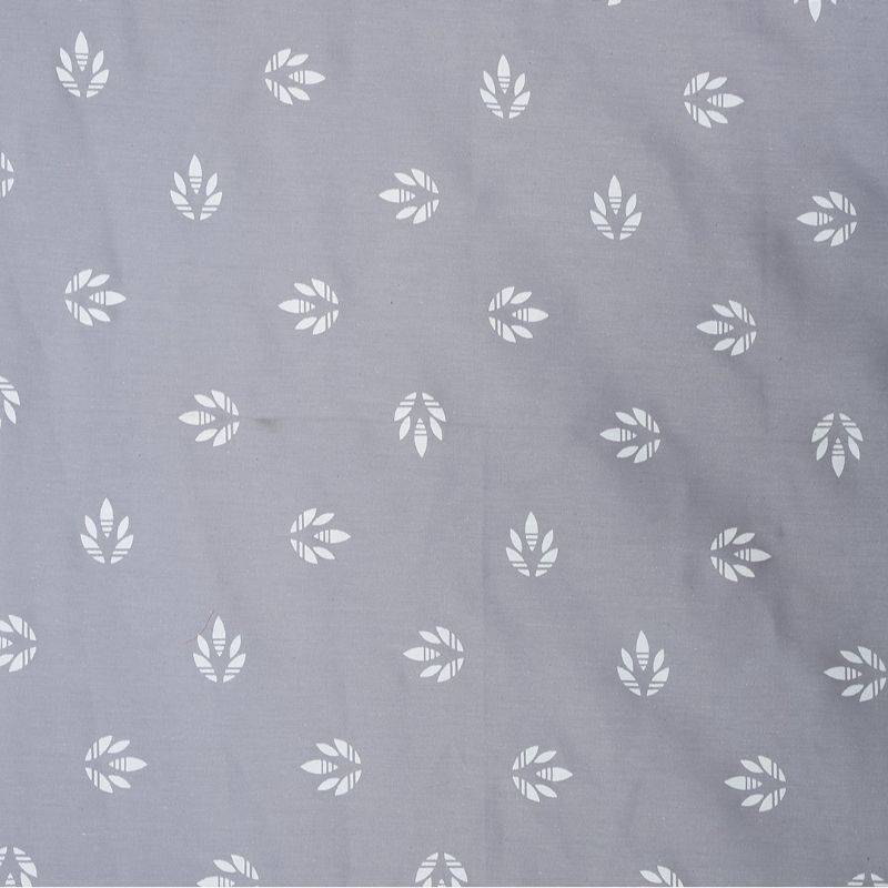 Posh Grey Floral Print Cotton Satin Bedding Set | King Size Default Title