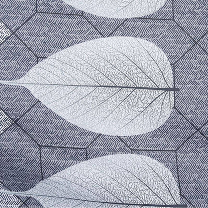 Cotton Satin Grey Floral Modern Print Bedding Set King Size