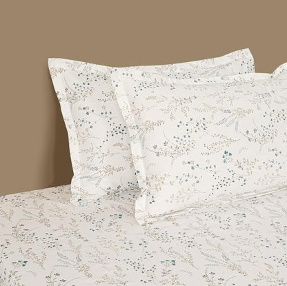 Small Multicolor Floral Print Cotton Bedding Set King Size