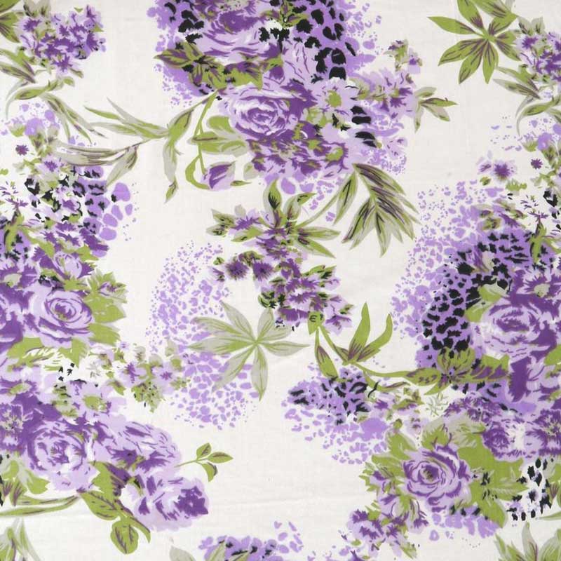 Anemone Floral Print Cotton Bedding Set King Size