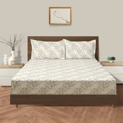 Armeria Maritima Floral Print Cotton Bedding Set King Size