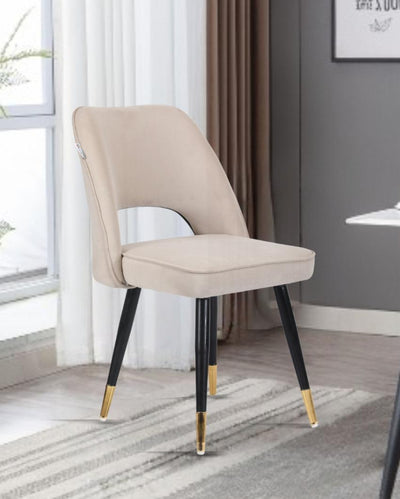 Stylish Luxury Versatile Accent Velvet Dining Chair | 18 x 17 x 33 inches