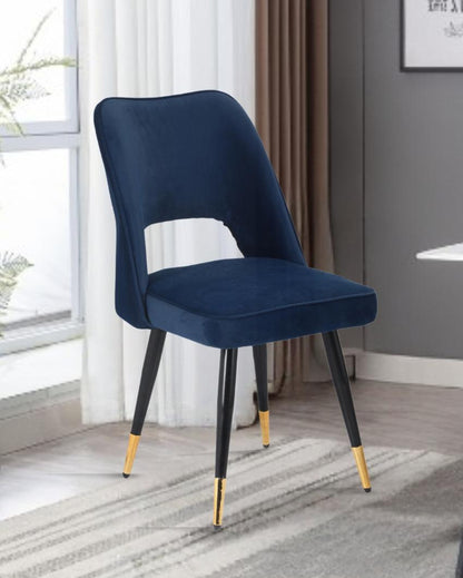 Stylish Luxury Versatile Accent Velvet Dining Chair | 18 x 17 x 33 inches