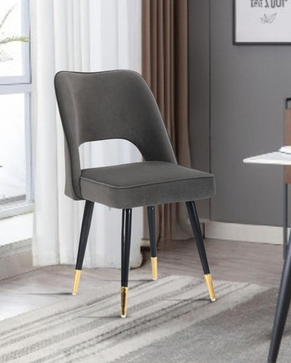 Stylish Luxury Versatile Accent Velvet Dining Chair | 18 x 17 x 33 inches