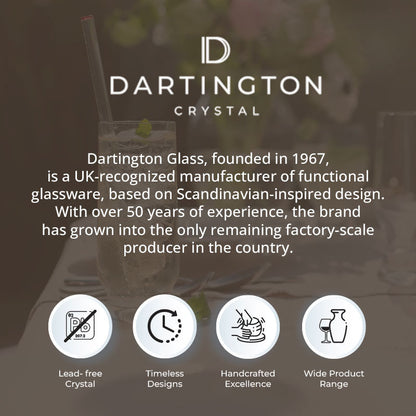 Dartington Eleanor Cheers White Wine & Champagne Glasses | Set of 4 | 6.6 x 5.11 inches