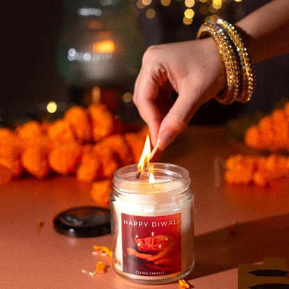 Happy Diwali Scented Candle | From the Vendor's end