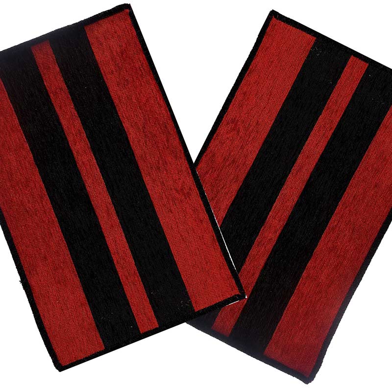 Red Velvet Door Mat | Set of 2 & 1 Set of 2