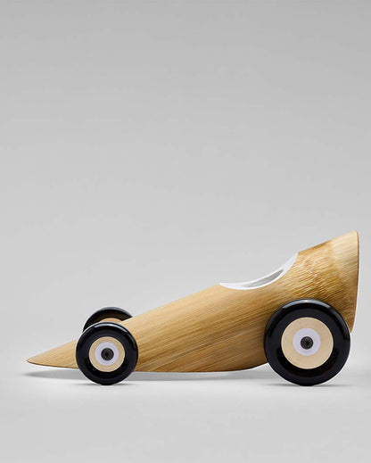 Eco Bamboo Dragster Racer Toboo | 8 x 3 x 3 inches