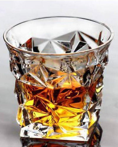 Premium Heavy Base Clear Glass Whiskey Tumblers | 250ml | 4 x 4 inches