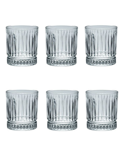 Traditional Design Whiskey Glasses | Set Of 6 | 265ml