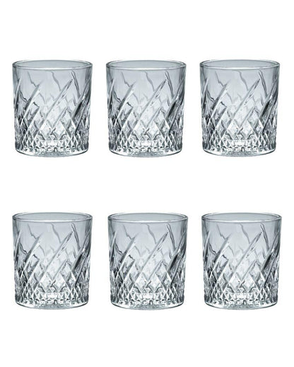 Sophisticated Whiskey Glasses | Set Of 6 | 265ml