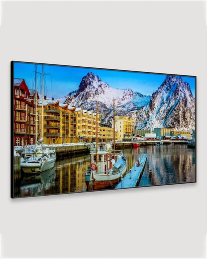 Natural Scenery Floating Framed Canvas Wall Painting 24x12 inches