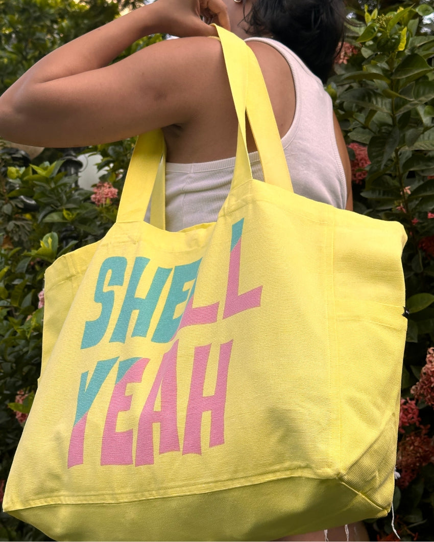 Shell Yeah Carry-All Tote Bag | 17 x 6 x 14 inches