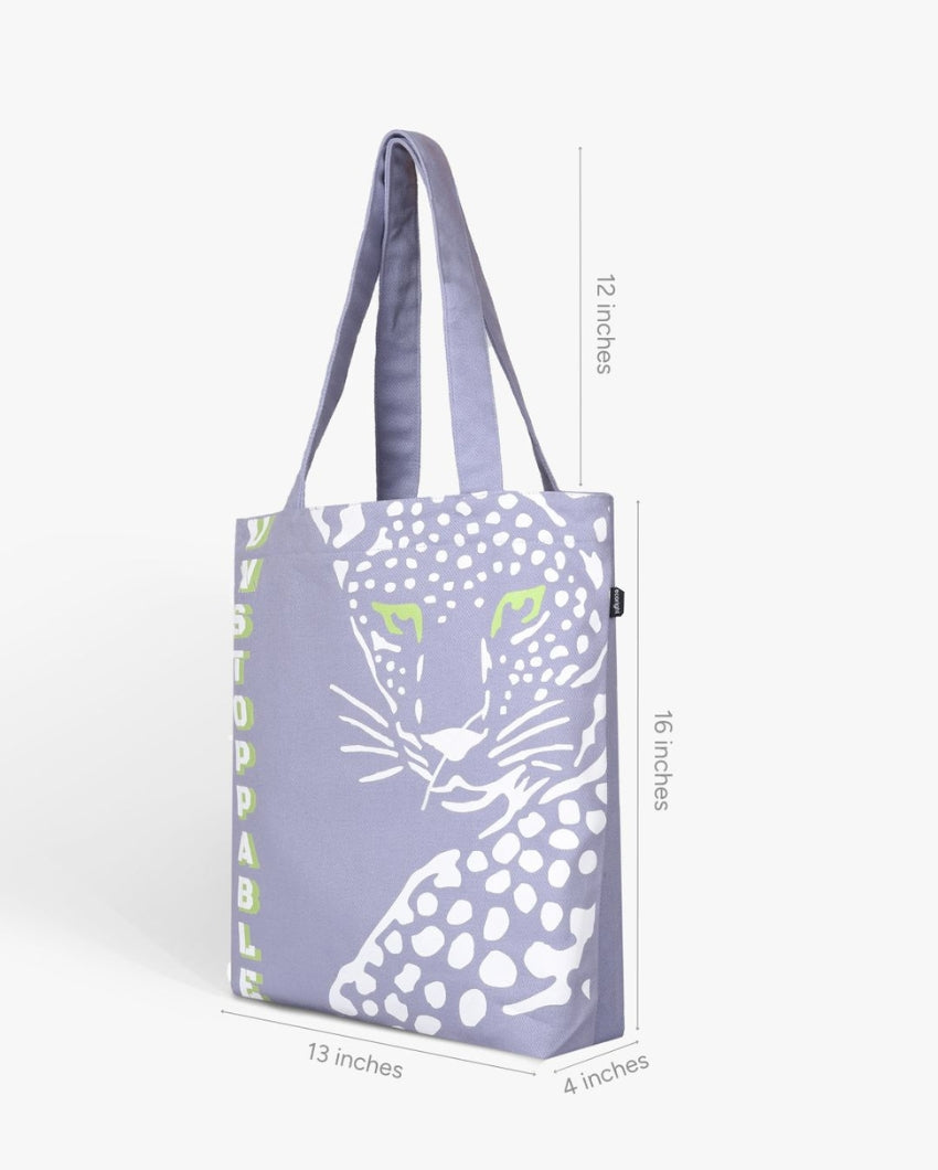 Unstoppable Organic Premium Tote Bag | 14 x 4 x 16 inches