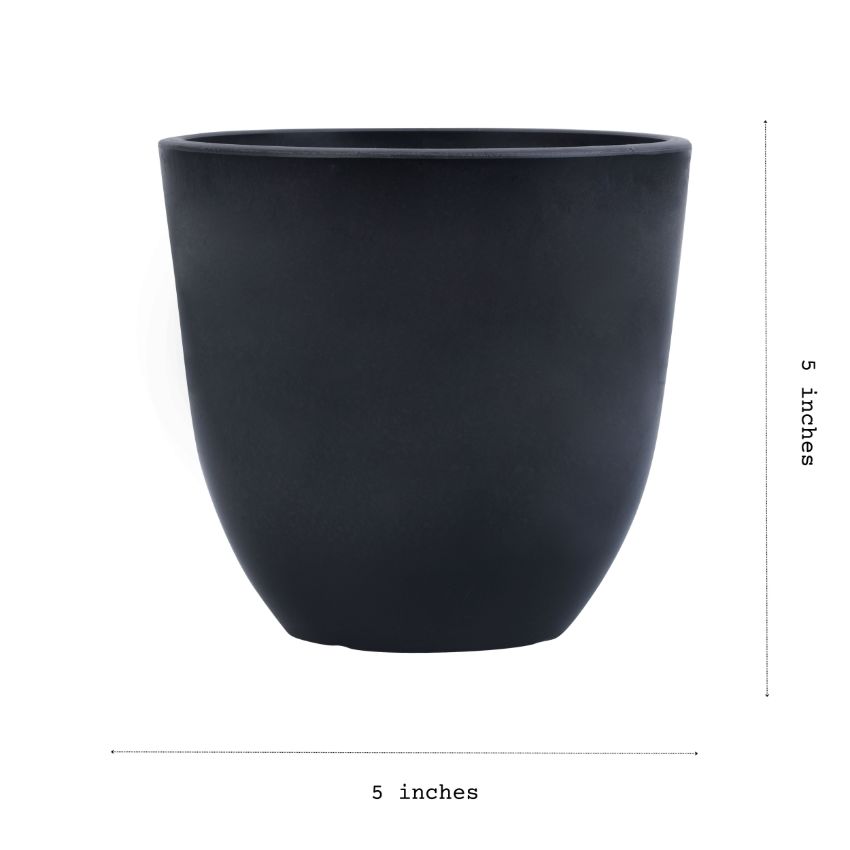 Classy Taupe Plant Pots Without Plant | Set of 4