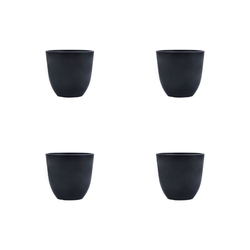 Classy Taupe Plant Pots Without Plant | Set of 4