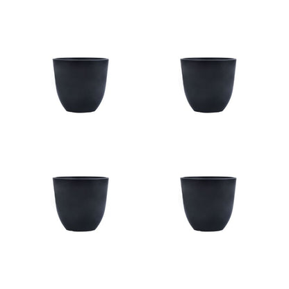 Classy Taupe Plant Pots Without Plant | Set of 4