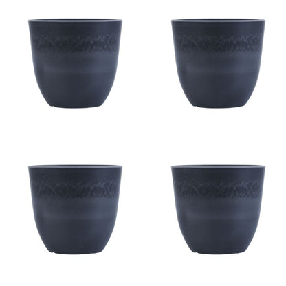 Stylish Taupe Plant Pots Without Plant | Set of 4