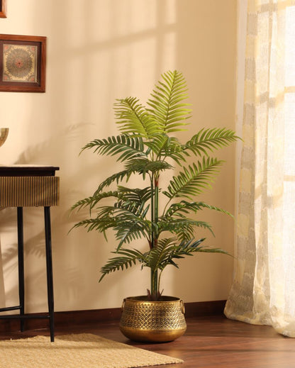 Luxurious Artifiical Areca Palm Plant with Black Pot