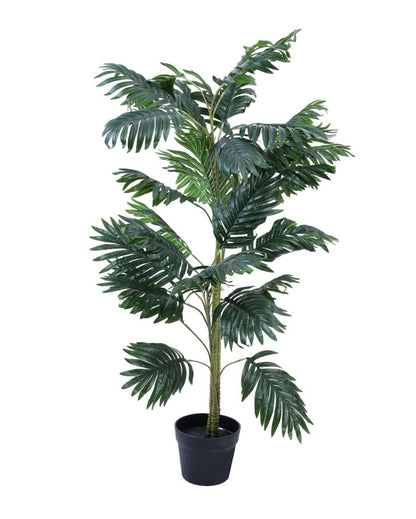 Classic Artifiical Areca Palm Plant with Black Pot