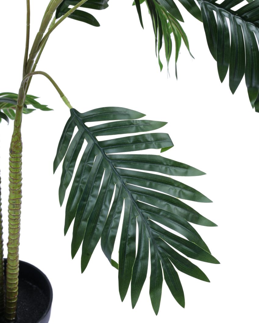 Classic Artifiical Areca Palm Plant with Black Pot