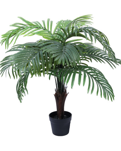 Luxurious Artifiical Areca Palm Plant with Black Pot