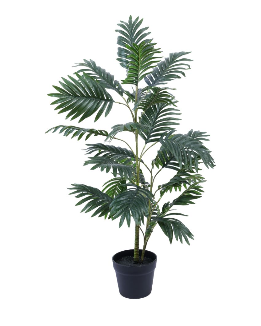 Classic Artifiical Areca Palm Plant with Black Pot