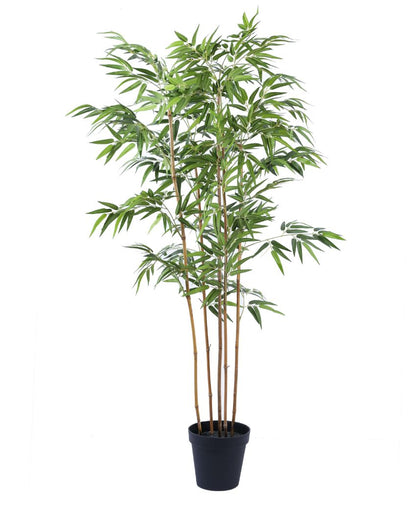 Elegant Artificial Bamboo Plant with Black Pot