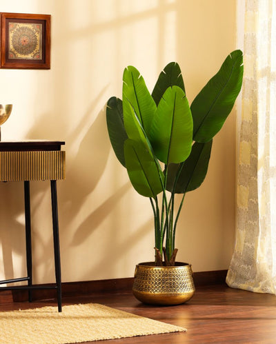 Gorgeous Artifiical Banana Tree with Black Pot