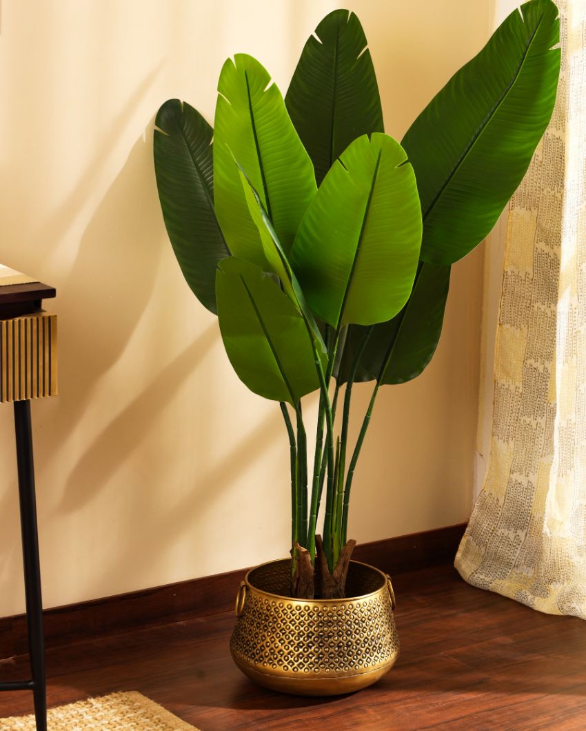 Gorgeous Artifiical Banana Tree with Black Pot