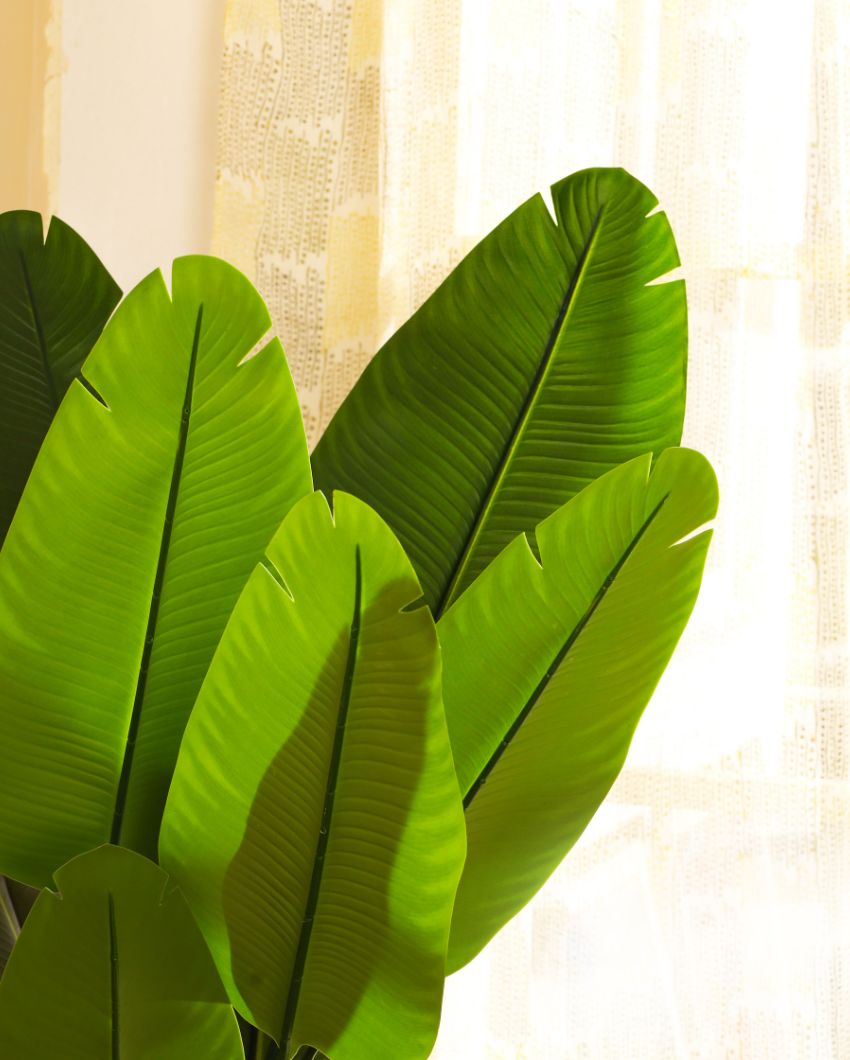 Gorgeous Artifiical Banana Tree with Black Pot