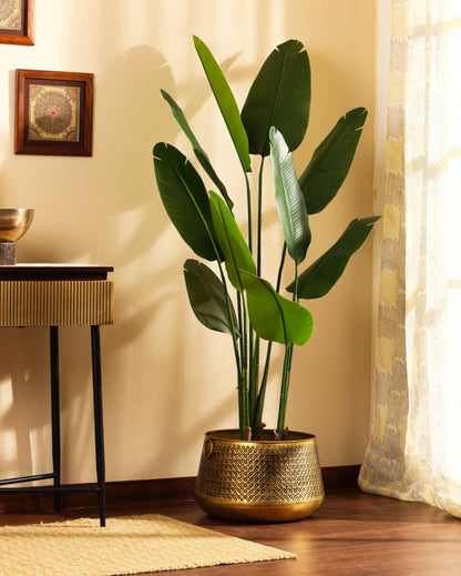 Gorgeous Artifiical Banana Tree with Black Pot