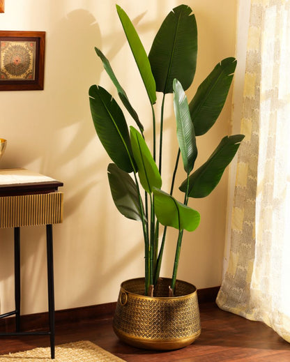 Gorgeous Artifiical Banana Tree with Black Pot