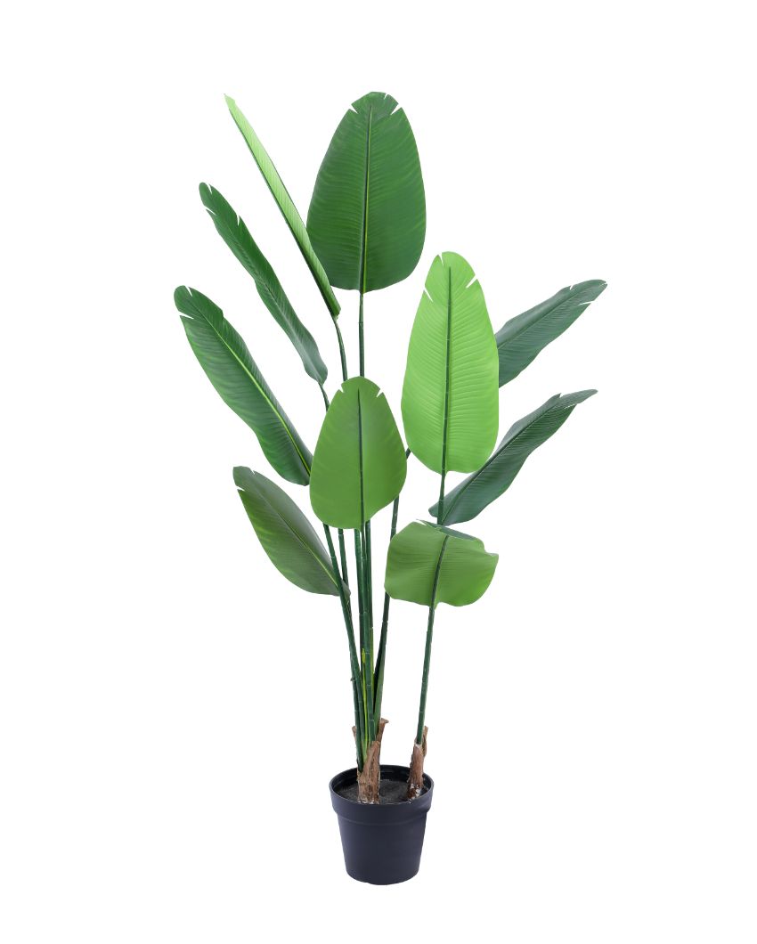 Gorgeous Artifiical Banana Tree with Black Pot