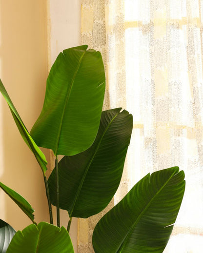 Eco-Friendly Artificial Banana Plant with Black Pot