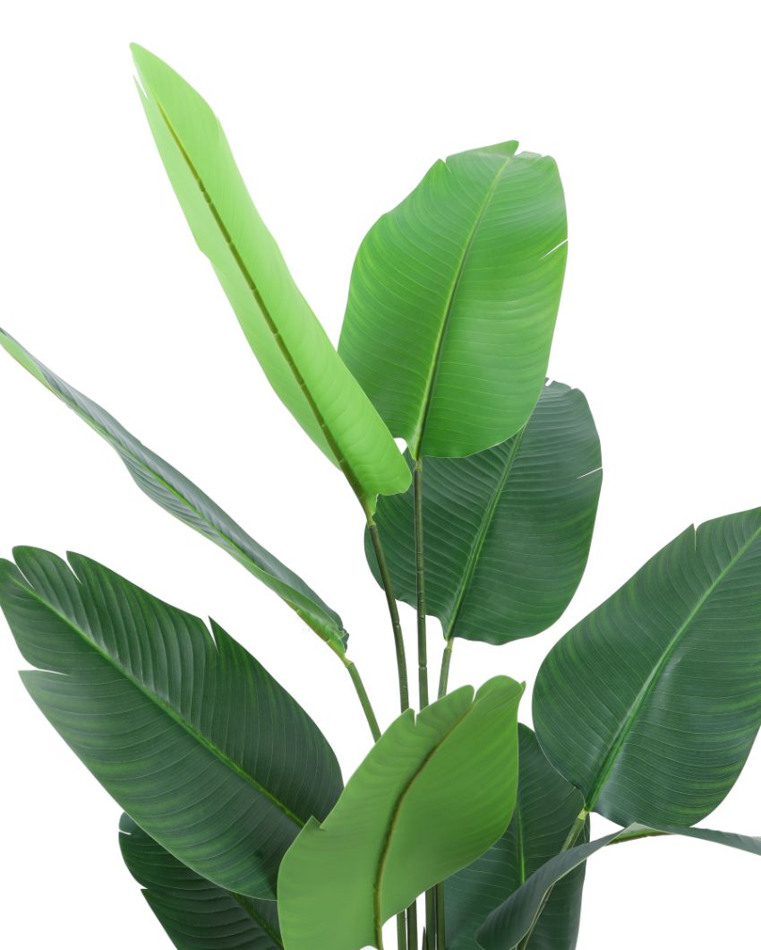 Eco-Friendly Artificial Banana Plant with Black Pot