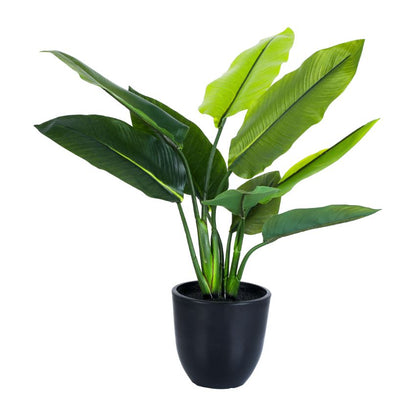 Artificial Potted Banana Plant Display | 5 x 5 x 20 inches