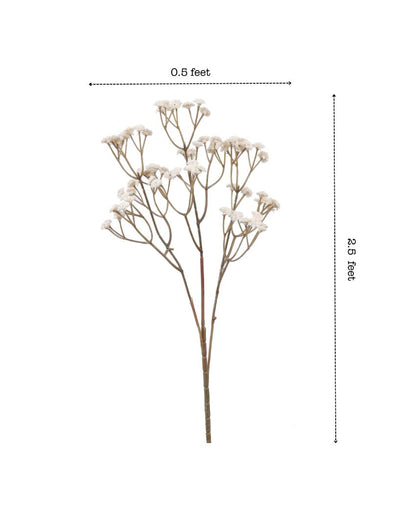 Balanced Artificial Baby's Breath Flower 5 Sticks Without Pot | 24 inches