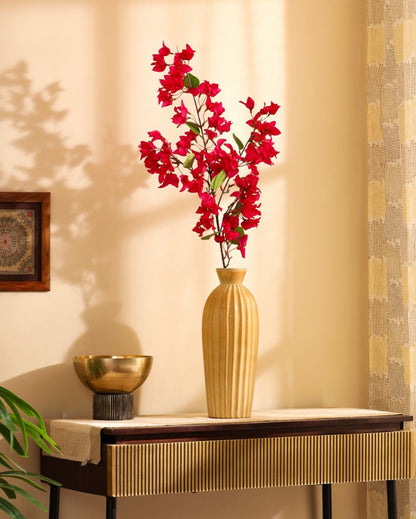 Artistic Artificial Bougainvillea Flower Stick Without Pot | 4 feet