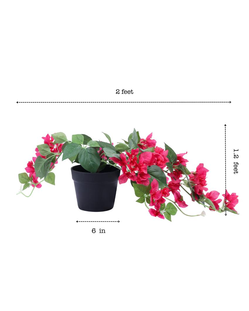 Fresh Artificial Bougainvillea Flower Potted Plant | 24 x 16 inches