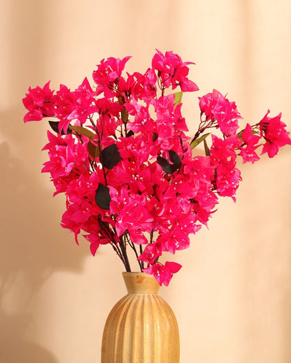 Artificial Bougainvillea Flower 3 Sticks Without Pot | 31 inches