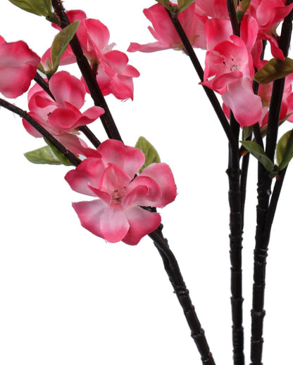 Charming Artificial Cherry Blossom Flower Stick Without Pot | 39 inches