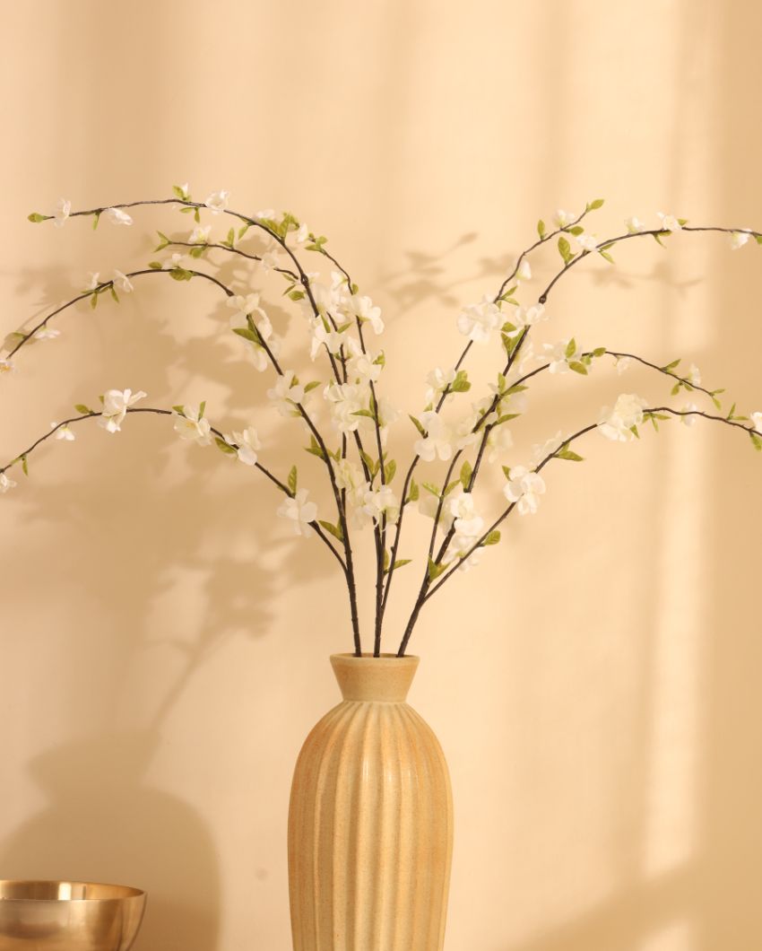 Charming Artificial Cherry Blossom Flower Stick Without Pot | 39 inches