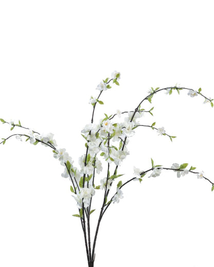 Charming Artificial Cherry Blossom Flower Stick Without Pot | 39 inches